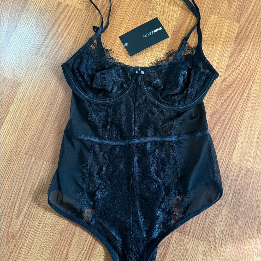 Black Lace Bodysuit
